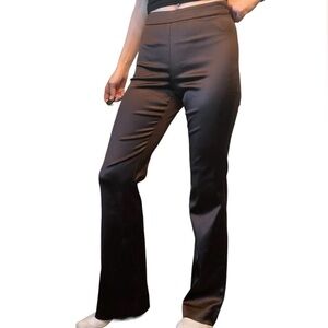 TEN by Babaton Rich Mocha Brown Flared Pants, Size 2